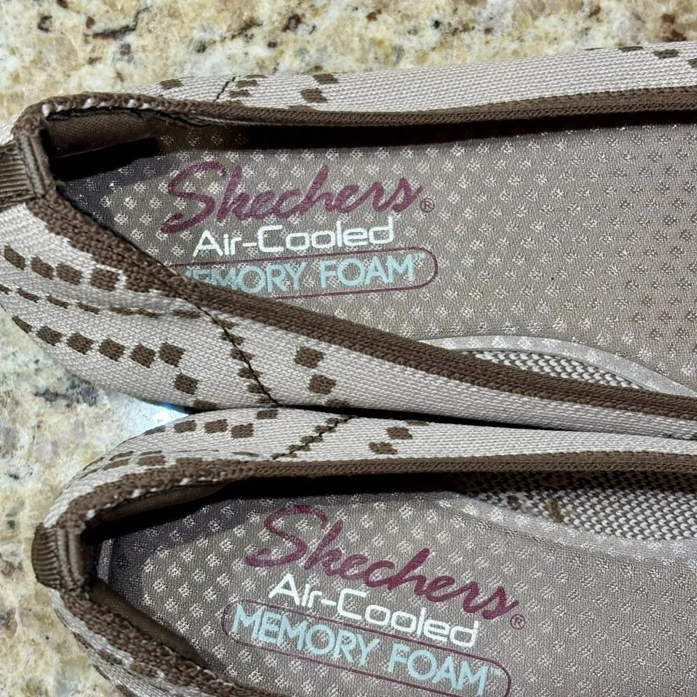 Women's Skecher Cleo 2.0 Air Cooled Memory Form Ballet Flats - Size 7.5 - Picture 6 of 13